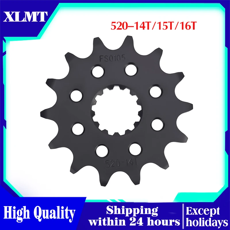 Gear 14T 15T 16T Motorcycle Front Sprocket 520 chain For Yam