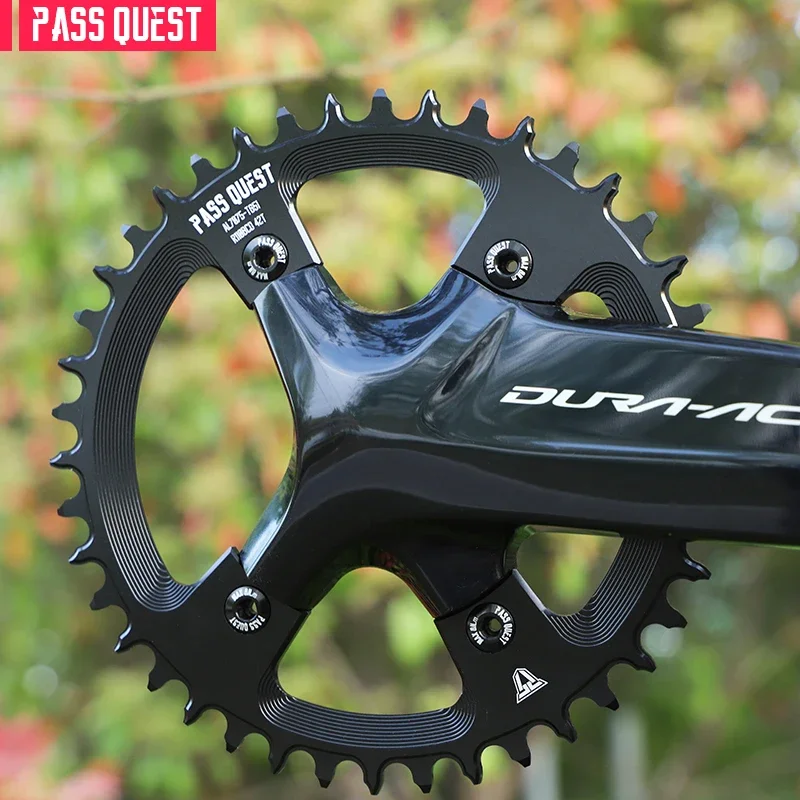 PASS QUEST 110bcd Crank R8-7000 R9100 Монополиблат для шоссейного велосипеда Узкая широкая