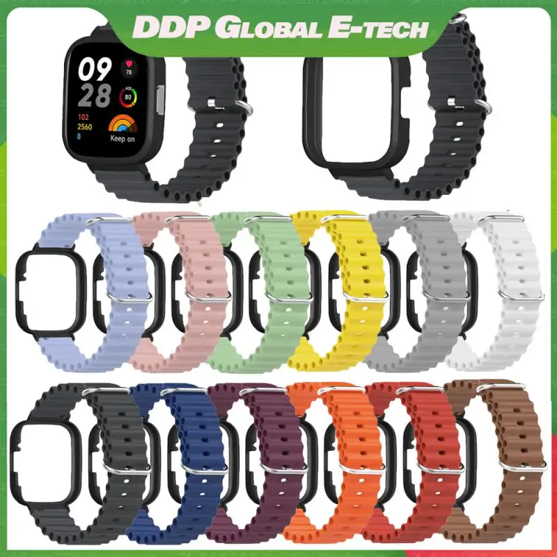 

Silicone For Redmi Watch 3 Replacement Sport Stretch Wristband Portable Smartwatch Case 2023 Strap 1pc Bracelet Fashion New