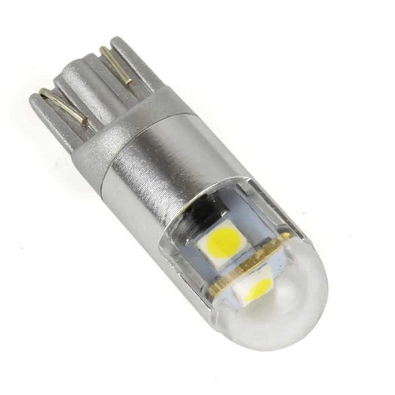 

2Pcs W5W T10 3 SMD 3030 LED Bulbs Super Bright White For Car Exterior Daytime Running Lights Bulb 12V License Plate Light Turn L