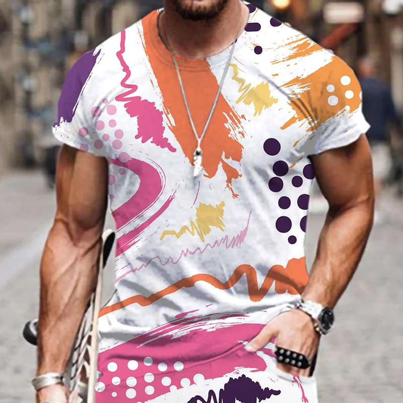

Graffiti abstract art series 3D Print T Shirts Hipster Casual Short Sleeve T Shirt Men Women Harajuku Streetwear Tshirt Men Tops