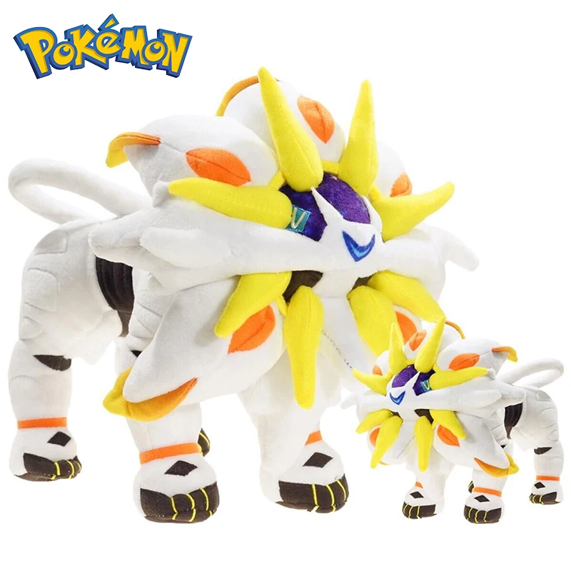 

30/48cm Pokemon Solgaleo Plush Sun God Beast Rare Sun Wheel Pokémon Pillow Kawaii Anime Toy Doll for Friend Kid Holiday Gift