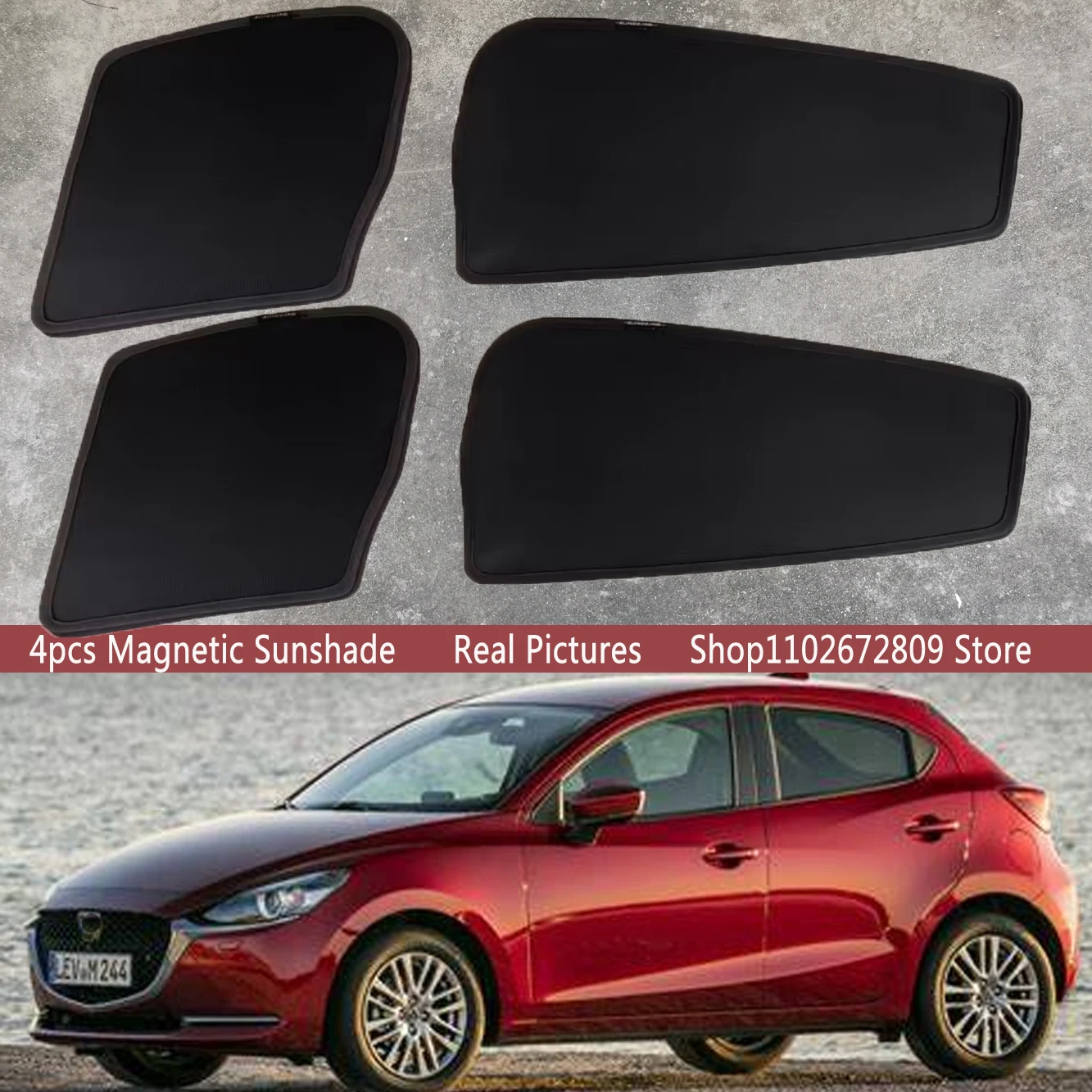 Магнитный автомобильный солнцезащитный козырек занавеска на лобовое стекло для