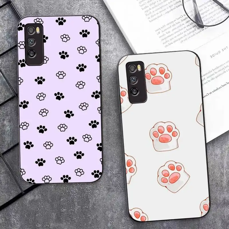 

Cute Cat Paw Phone Case for Huawei Mate 20 10 9 40 30 lite pro X Nova 2 3i 7se