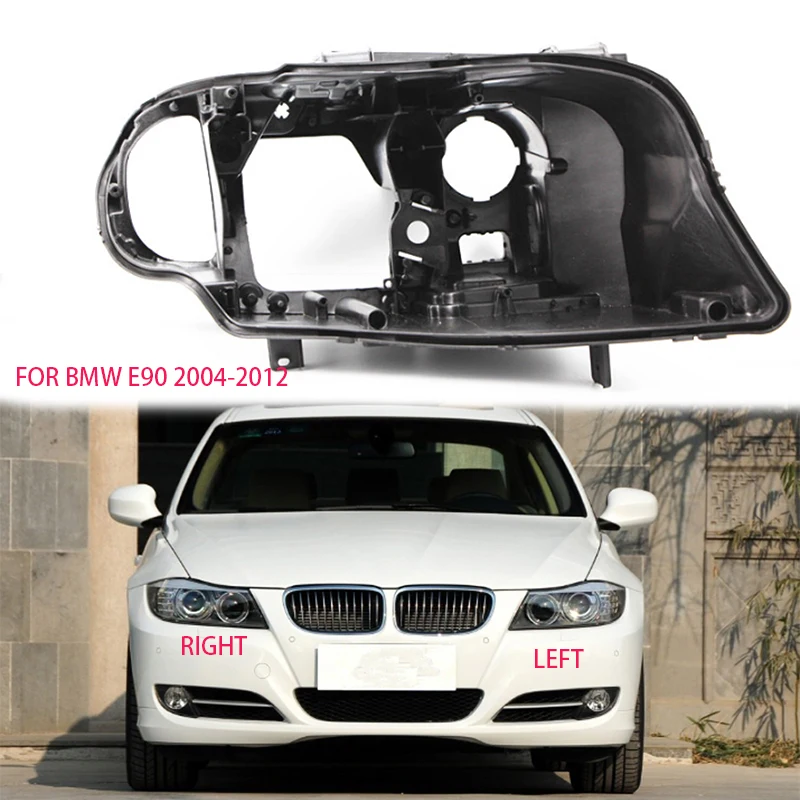 

FOR BMW E90 2004-2012 Headlight Housing E90 HID Xenon Light Box Lamp Housing Plastic Headlight Shell Base 316 318i 320 328 330i