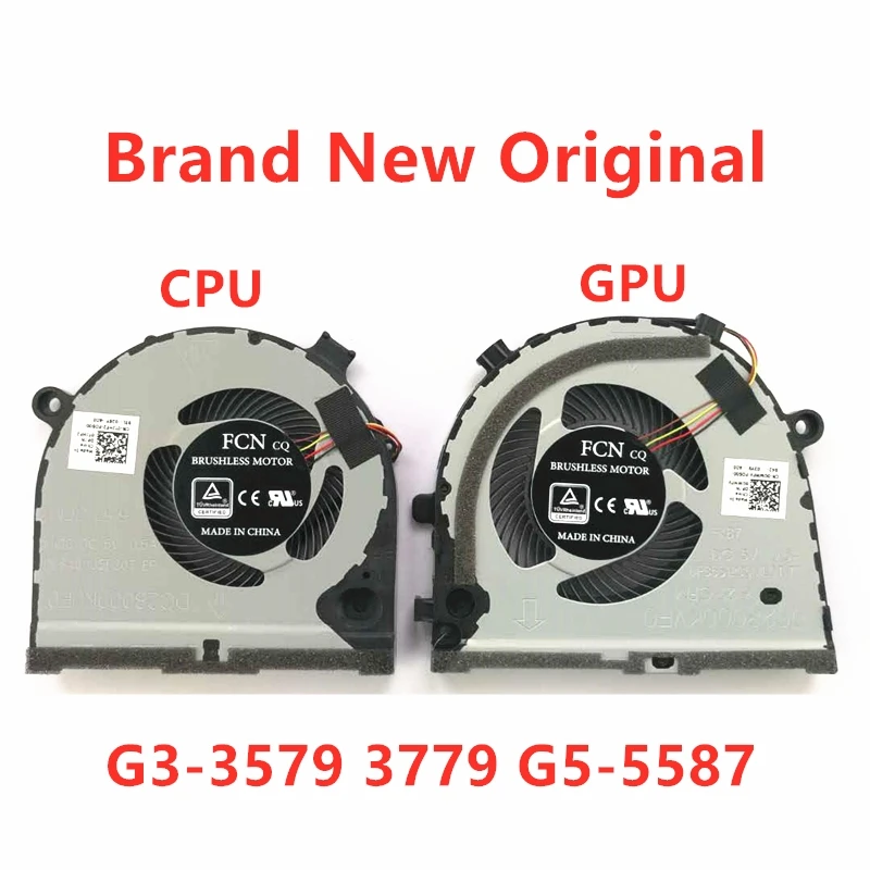 

Совершенно новый оригинальный вентилятор охлаждения процессора ноутбука для Dell G3 G3-3579 G5 G3-3779 0TJHF2 0GWMFV