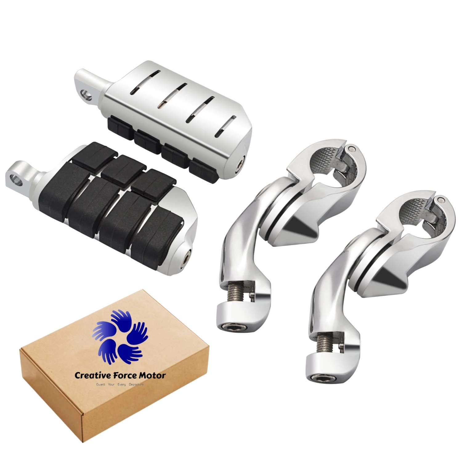 

1-1/4" Подножки для защиты двигателя Мотоциклы Монтажный комплект 32 мм Для Harley Suzuki Honda Yamaha Kawasaki Sportster 1200 Iron 883 Softail Fat Bob 114 Road King Street Glide аксессуары для мотоциклов