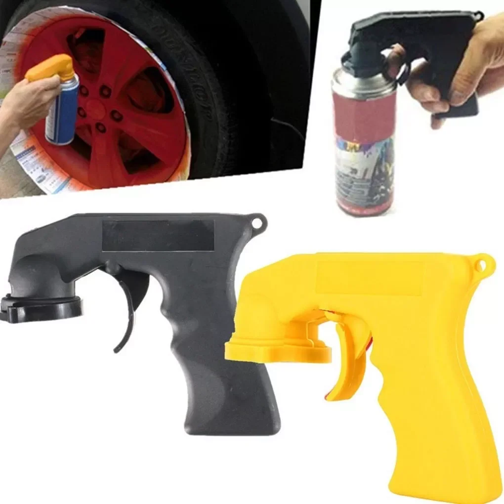 

Adaptor Paint Care Aerosol Spray Gun Handle with Full Grip Trigger Locking Collar Car Maintenance Painting Paint Tool