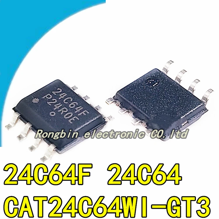 

10PCS NEW SMD 24C64F 24C64 CAT24C64WI-GT3 Serial 64 Kbit I2C