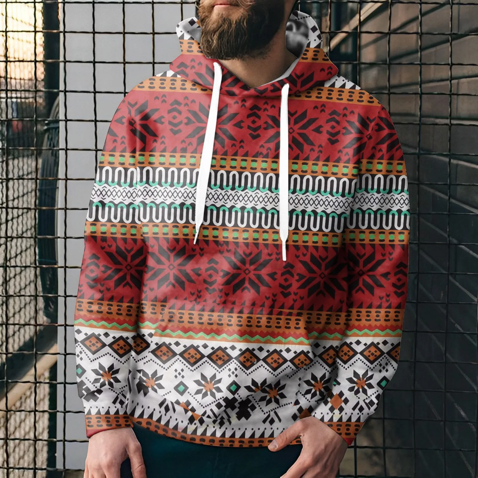 

Толстовка мужская на молнии, длинная туника, приталенный силуэт, однотонный пуловер, свитшот, для отдыха, путешествий, спорта, рождественско...