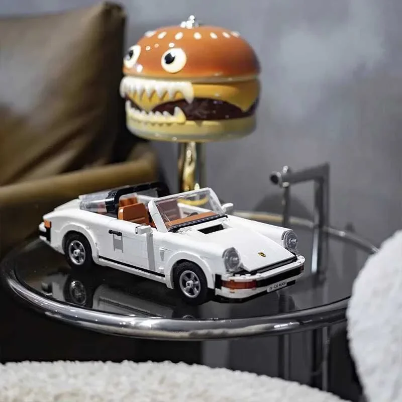 Ретро Техническая Модель Автомобиля Набор Строительных Блоков Гоночный