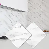 Bathroom Marble Tile Stickers Kitchen Anti-Slip Floor Sticker PVC Waterproof Wear-Resistant Wall Sticker
