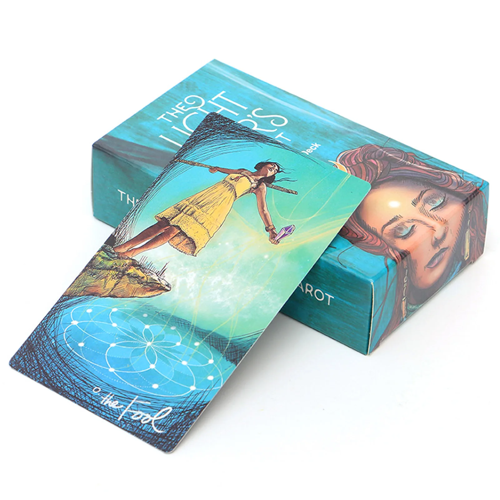 

78pcs Light Seer's Tarot Card Tarot Deck Board Game Oracle Playing Board Game Family Home Party Supplies Full English Version