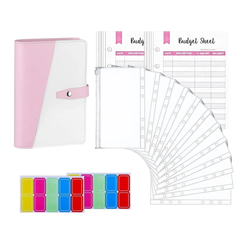 

Budgeting Cash Envelope, 27 Pcs Budget Binders Set, With Cash Envelope, A6 Binder, For Saving Money Envelope Storage Bag