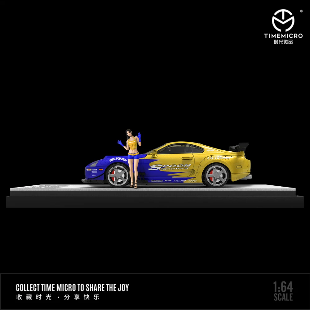 TimeMicro 1:64 supra A80Z-Модель окрашенного сплава в виде ложки