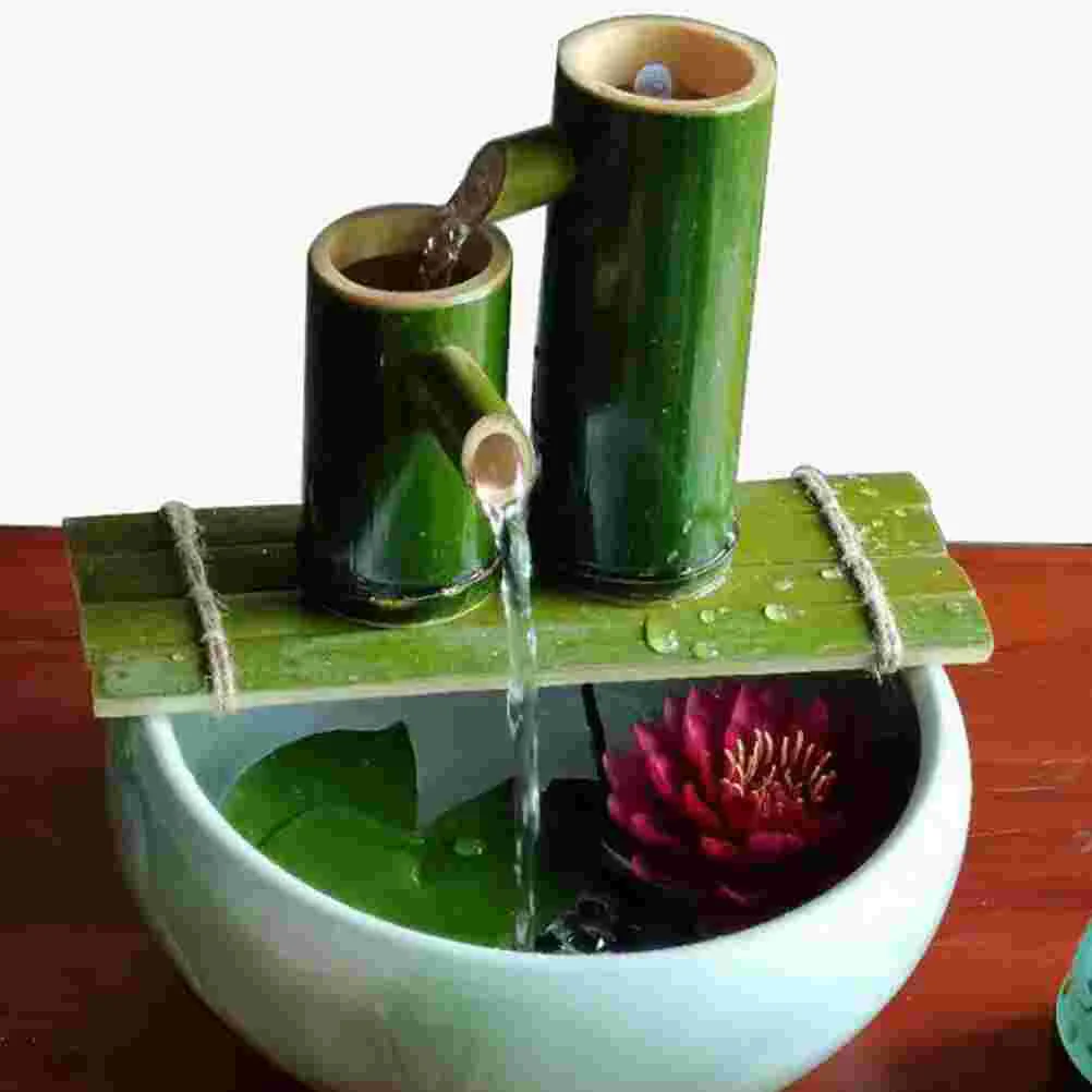 

Bamboo Mat Accessories Cushion Aquarium Decor DIY Ornament Tank Accessory Waterfall