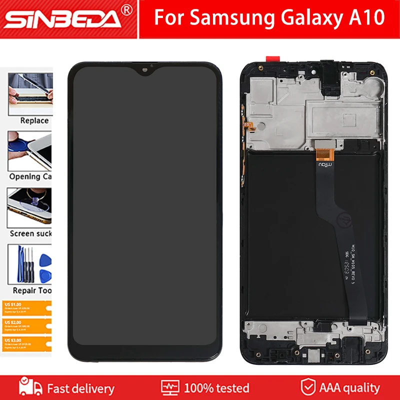 

6.2" LCD For Samsung Galaxy A10 Display A105 A105F SM-A105F LCD Display Screen replacement Digitizer Assembly