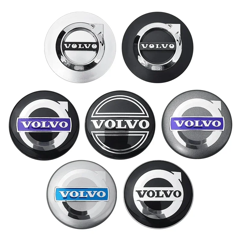 Фото Комплект из 4 шт. (64 мм) колпачков для центра диска с эмблемой VOLVO для Volvo XC60, V70, S60, XC90, S80, V40, XC70, V50 – декоративные аксессуары для колесных дисков №2