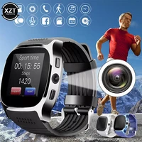bluetooth compatible t8 smart watch with camera support sim tf card pedometer women men call sport smartwatch for android phone