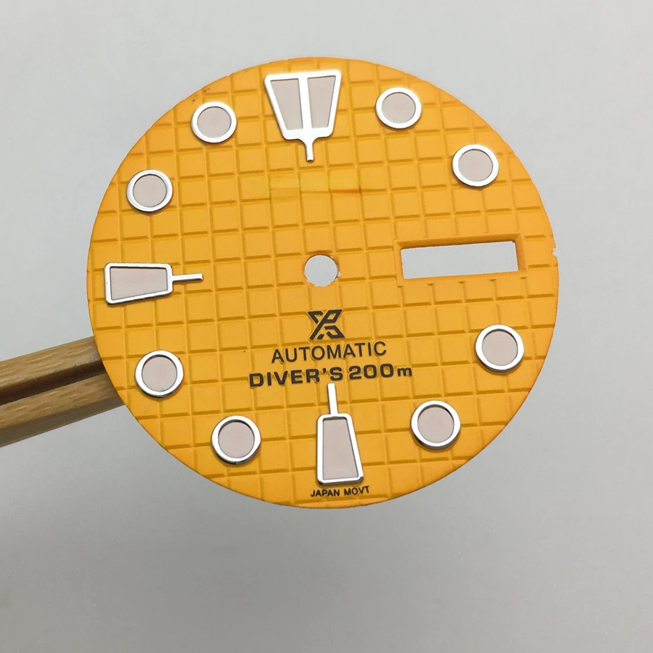 S 28.5mm Watch Dial Replaces Modified Dial with Dual Calendar Luminescent Literal Adapted To NH36A Calibre CA1-1