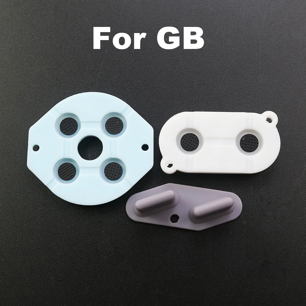 Резиновый проводящий Buttons D-pad для Game Boy A-B GBA GBC GBP GBM SP N64 силиконовые детали замены