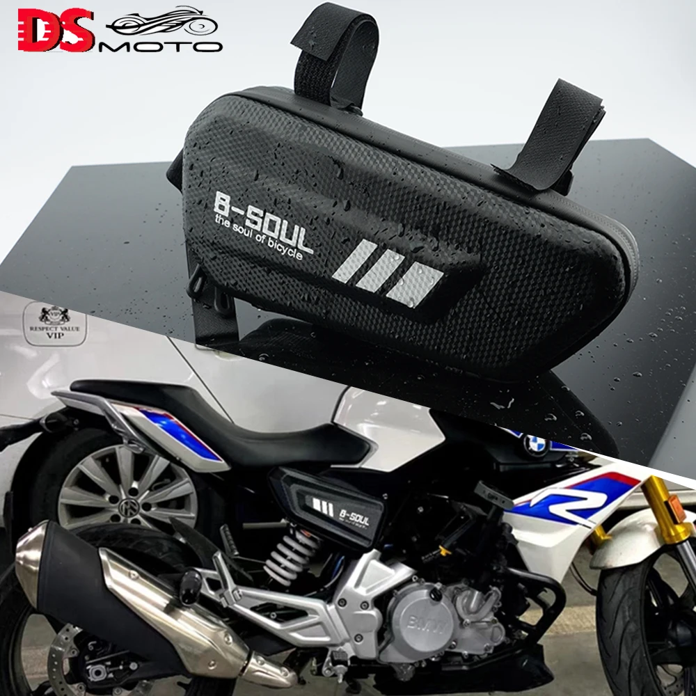 

Triangle Side Bag For KYMCO AK550 Xciting 250 300 350 400 400S 500 DownTown 125 300i X-Town Motorcycle Storage Package Toolkit