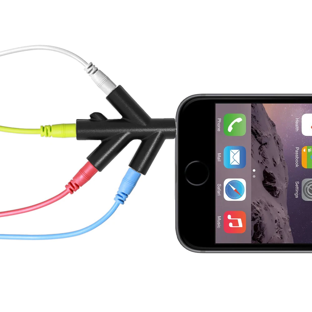 Аудиокабели для проигрывателя смартфона адаптер наушников 3 5 мм переходник с 1