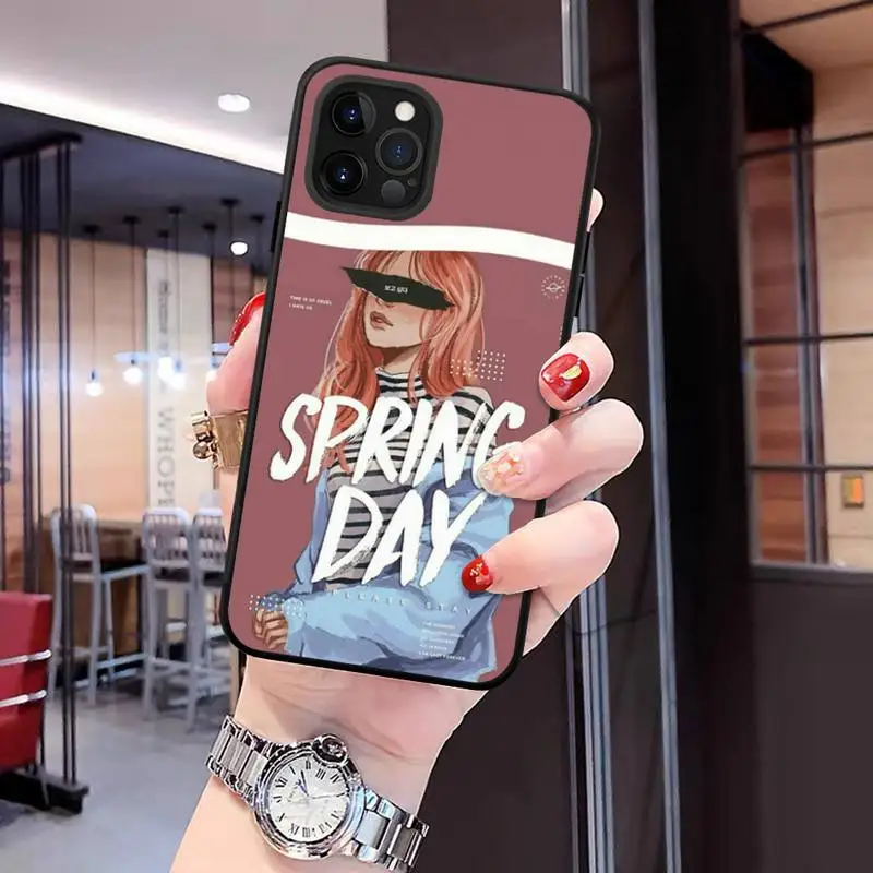 Чехол Pepakomi Bts для iPhone 11 12 13 Mini Pro Max 8 7 6 6S Plus X 5 S SE 2020 XR XS 10 | Мобильные телефоны и