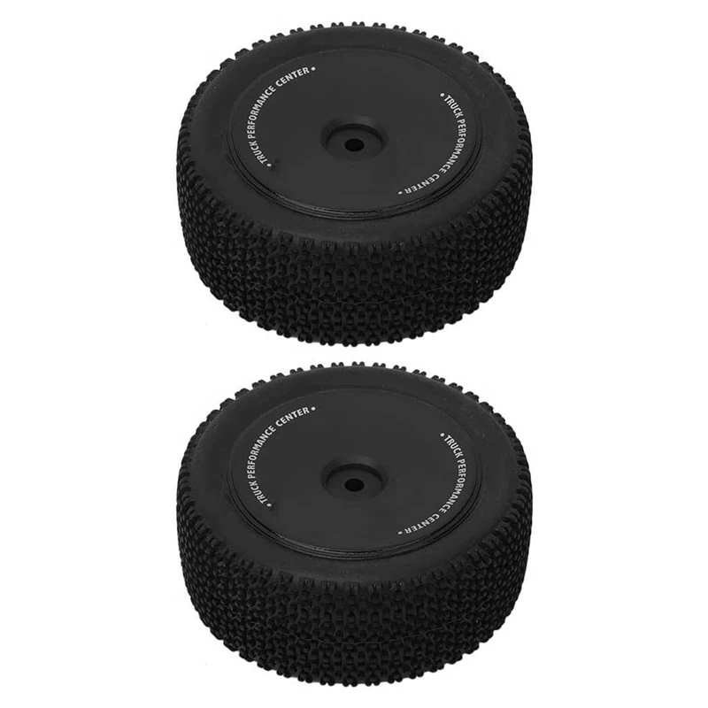 

2Pcs RC Car Front Tire For Wltoys 124016 1/12 RC Car Upgrade Parts Accessories