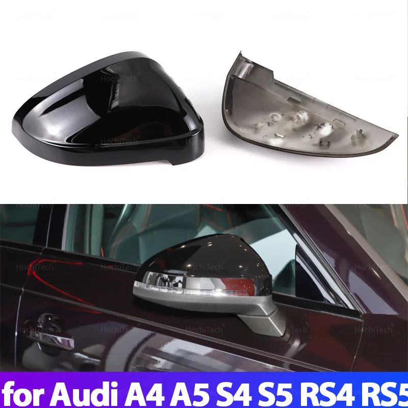 

for Audi A4 A5 S4 S5 RS4 RS5 B9 8W A RS S 4 5 Sedan Saloon Avant Quattro 2017-2023 Replacement Rearview Side Mirror Covers Cap