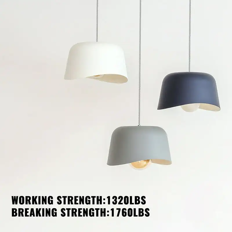 

Stainless Steel Wire Rope Steel Wire Cable 1/8in x 1000ft, 1760lb 1x19