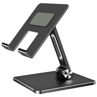 Metal Desktop Tablet Holder Table Cell Foldable Extend Support Desk Mobile Phone Holder Stand For iPhone iPad Adjustable