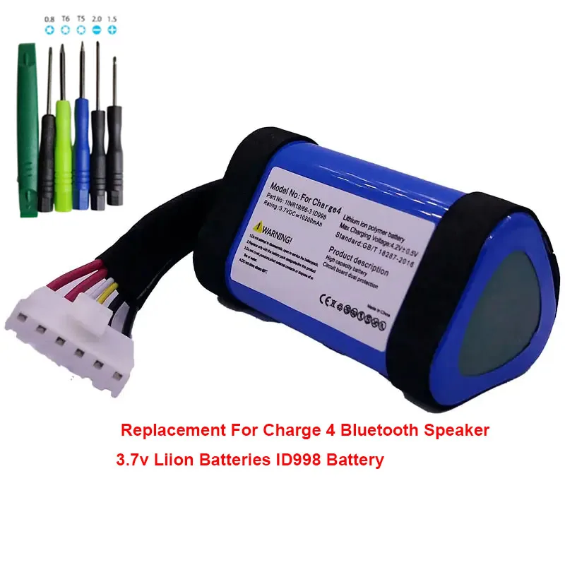 Аккумулятор ID998 для Bluetooth-Колонки JBL Charge 4 4BLK 4j 1INR19/66-3 SUN-INTE-118 аккумуляторные