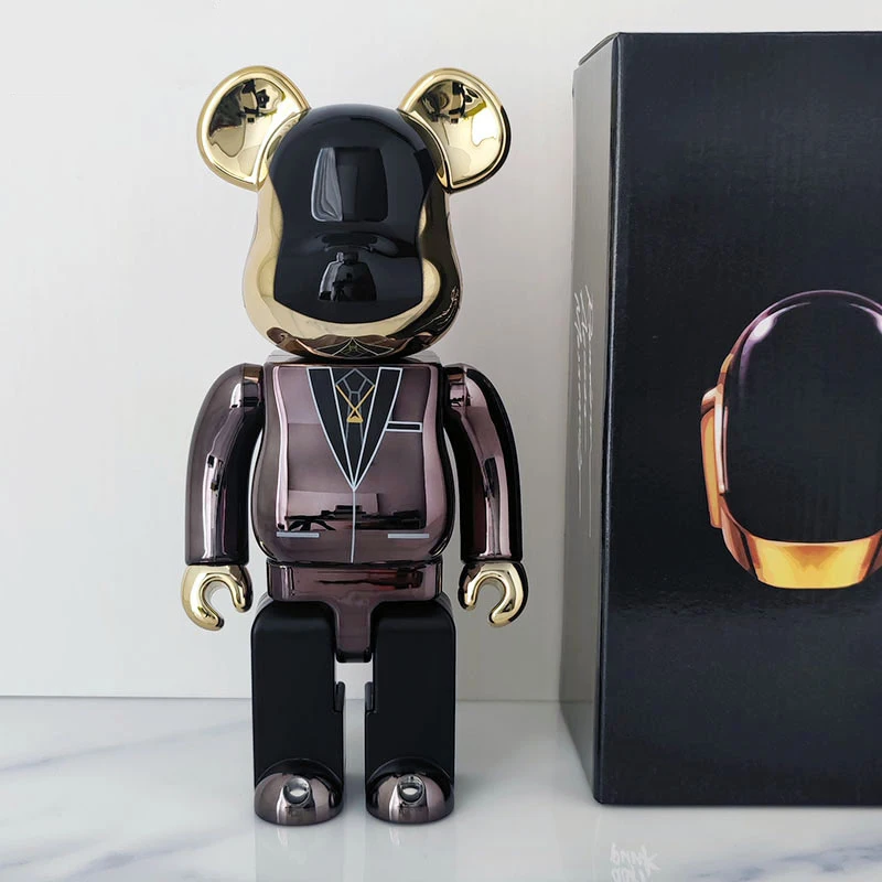 

Bearbricks 400% Sculptures Home Decor Plastic Animal Statues Aesthetic Interior Cabinet Ornament Violent Bear Crafts Simple Gift