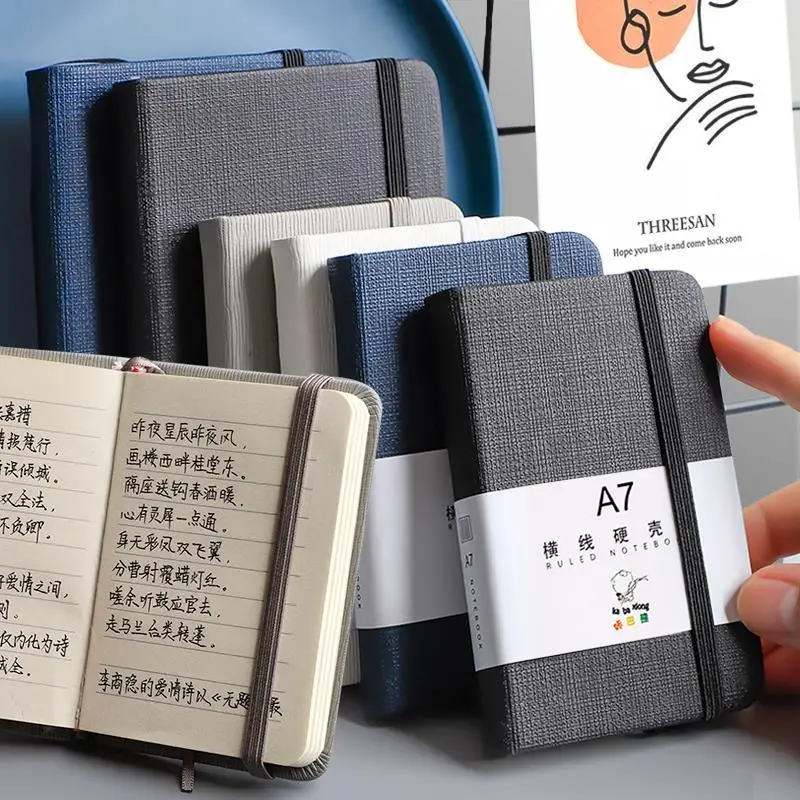 

a7 small notebook portable notepad thickened small pocket this mini English word book