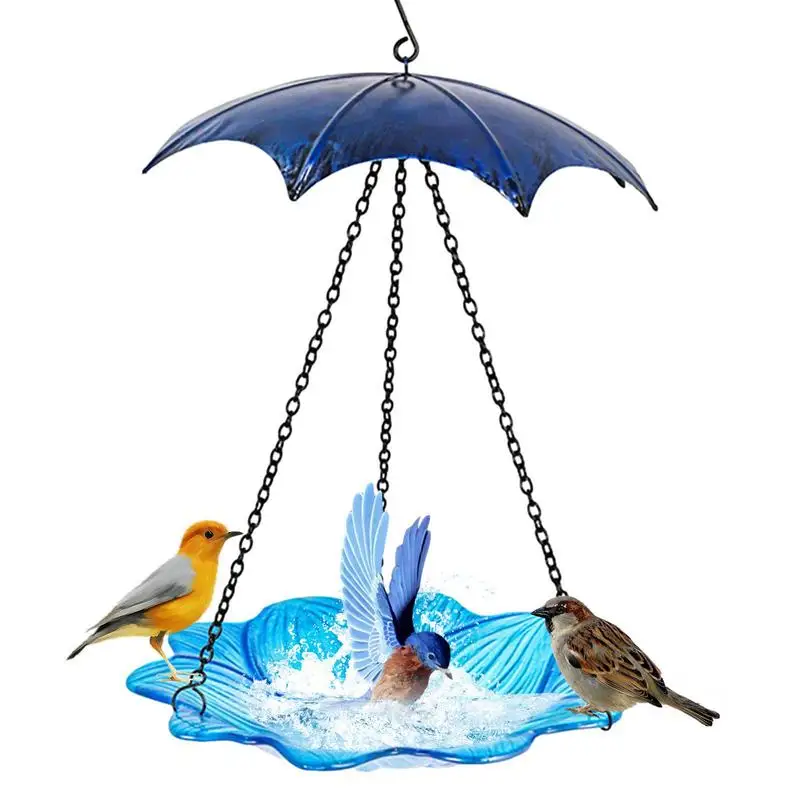 

Glass Bird Bath Water Wiggler For Bird Bath Multipurpose Bird Baths For Outdoors Water Wiggler Bird Feeders For Parrot Cockatoo