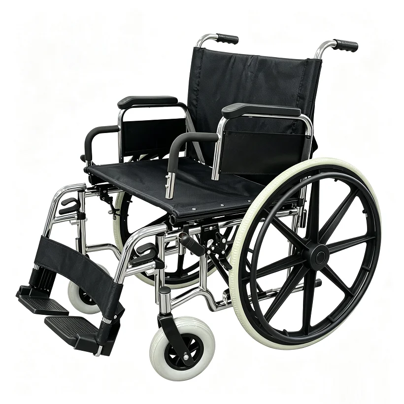 Фото Инвалидная коляска Coofull Bariatric Heavy Duty с экстра-широким сиденьем, грузоподъемностью до 250 кг, сертифицирована CE, для людей с ограниченными возможностями. №5
