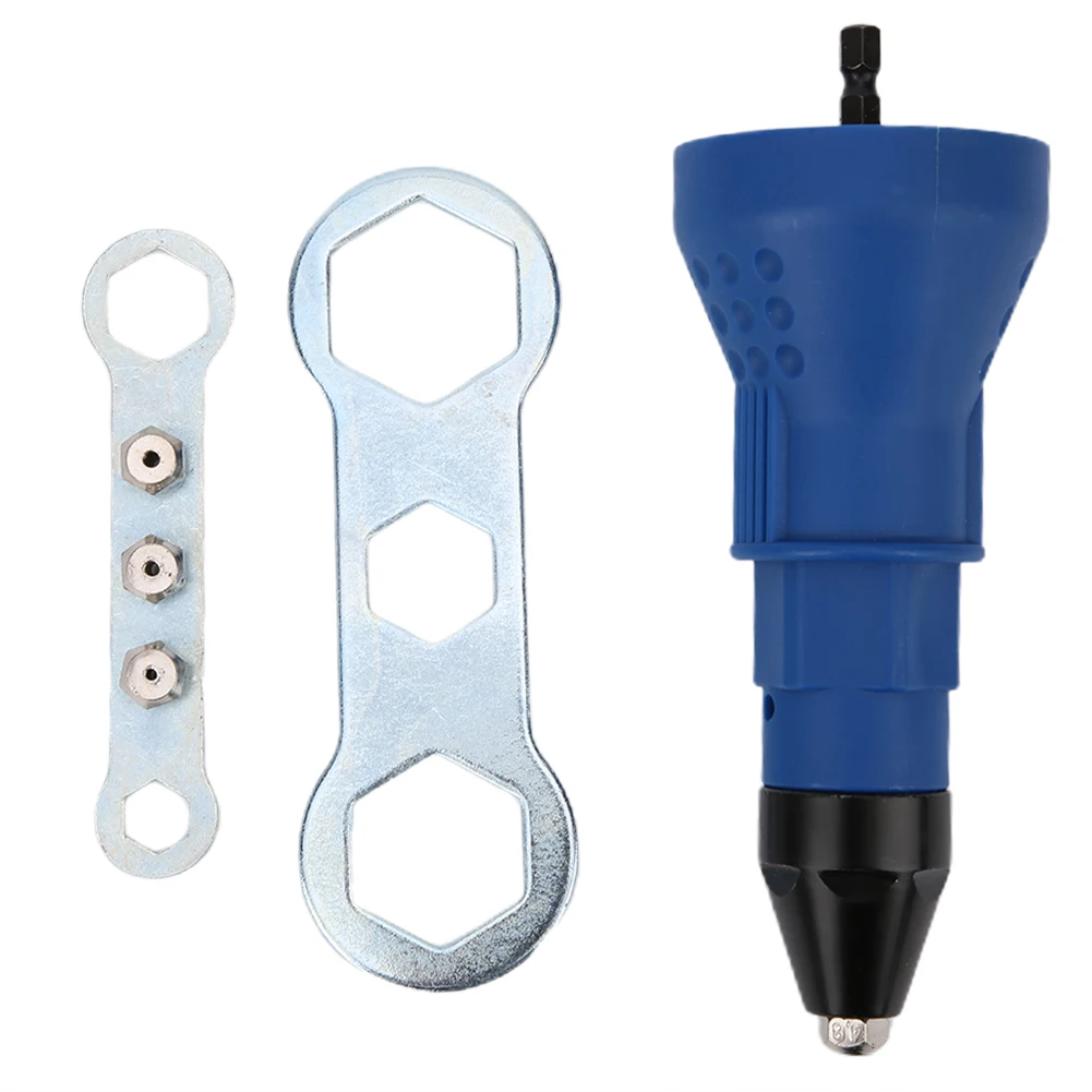 

Rivet Drill Attachment Riveting Nut Gun Adaptor Electric Tool Kits Power Tool Accessories Rivet Rivet