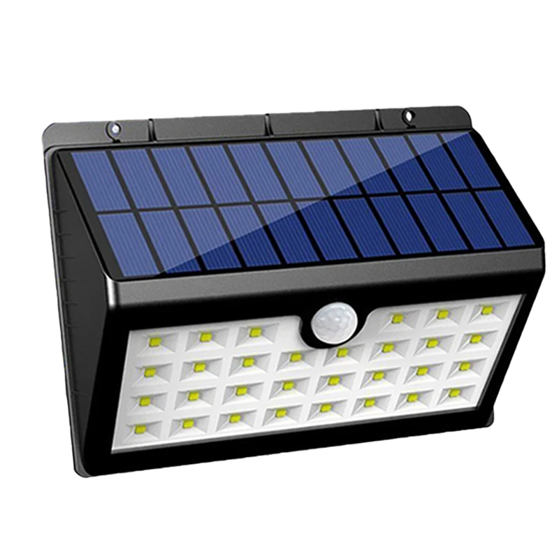 

Уличный настенный светильник на солнечной батарее с датчиком движения, безопасный уличный садовый светильник, водонепроницаемость Ip65, 3 ре...