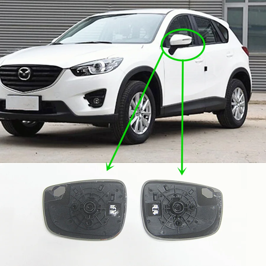 

Автомобильные аксессуары 69-1G7 корпус двери зеркало стекло для Mazda CX-5 2015-2016 KE с нагревателем без слепой sopt функция