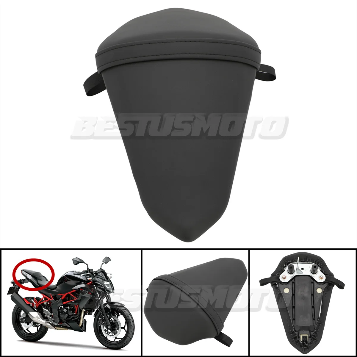 Motorcycle Rear Passenger Seat For Kawasaki Z250 SL Z250SL 2014 2015 2016 2017 2018