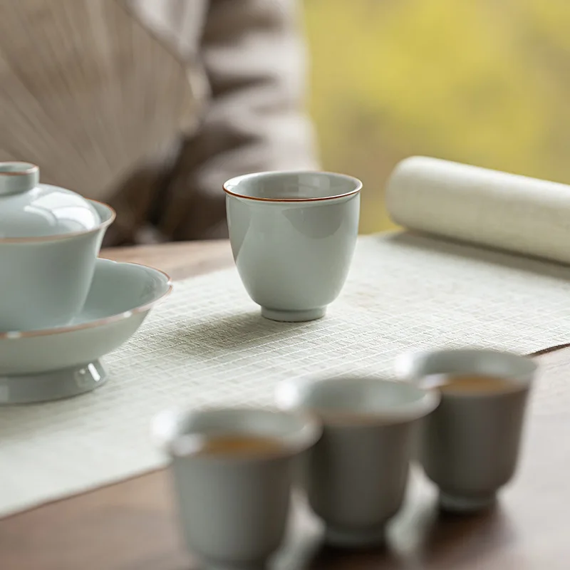 Ручная Ретро фотокерамическая китайская домашняя стандартная чашка для чая