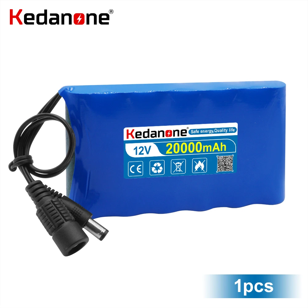 Оптовая цена аккумуляторная батарея 12 В 20000 мАч фотокамера видеонаблюдения с