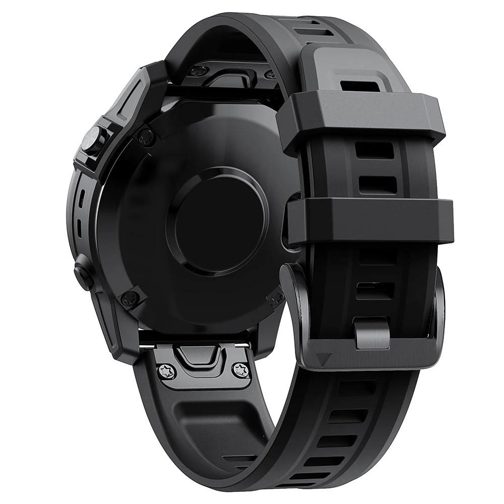 Ремешок для часов JKER 22 26 мм Quickfit Garmin Fenix 7 7X 6X 5X 5 Plus 3HR Forerunner 935 945 EPIX силиконовые