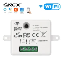 qncx wifi mini tuya switch rf433mhz wifi controlled switches single wire mobile phone remote controller intelligent switch