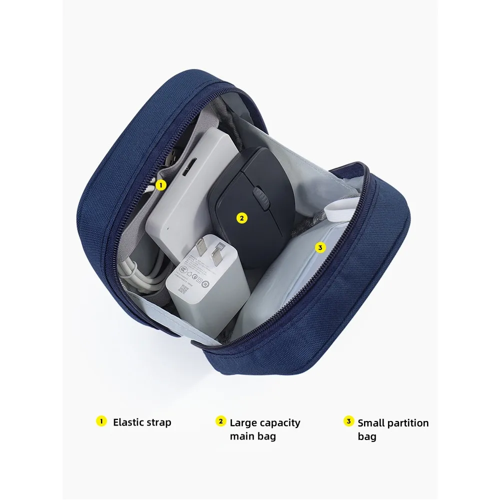 Многофункциональная сумка из ткани Оксфорд для хранения кабеля передачи данных