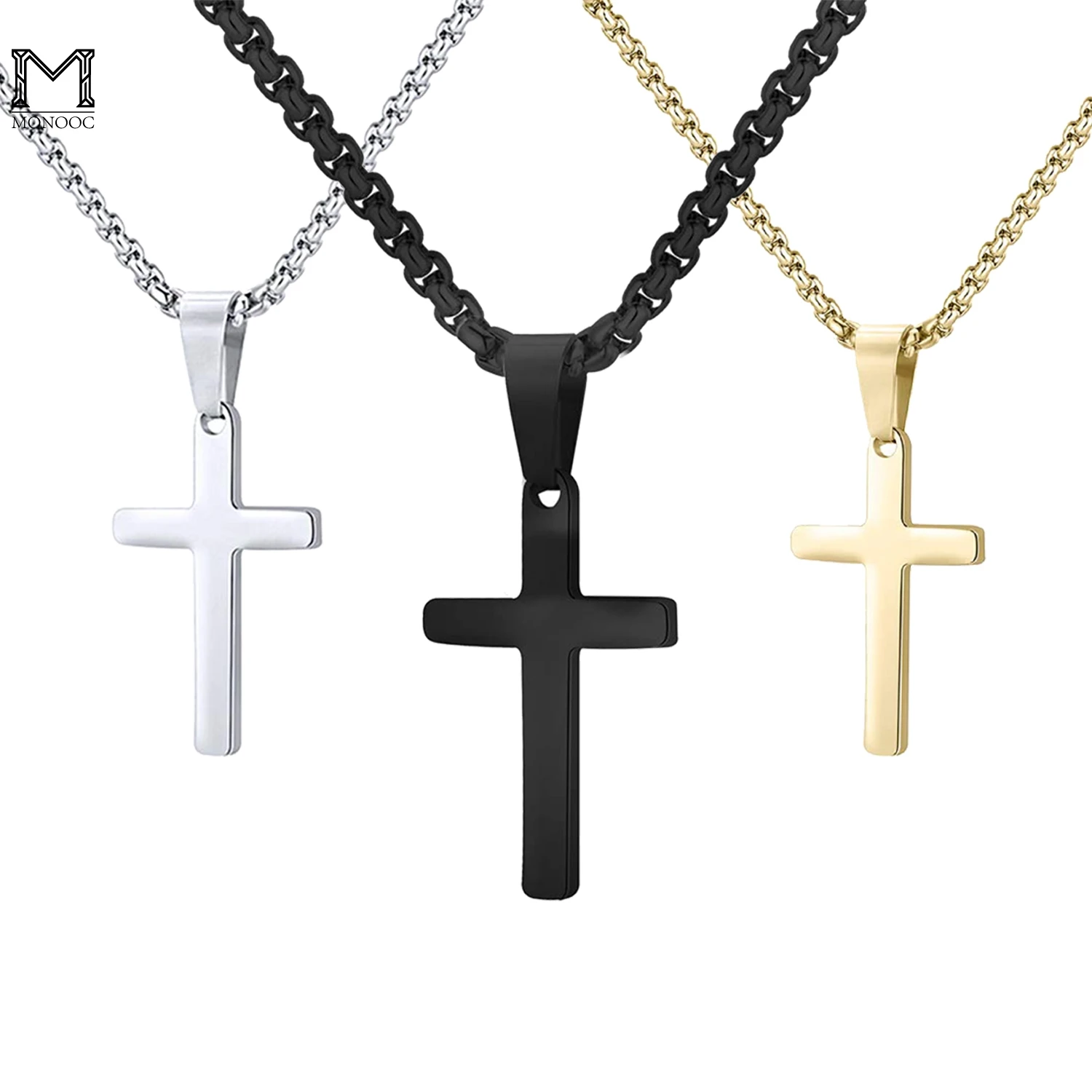 

Цепочка с подвеской-крестом 16-24 дюйма для мужчин