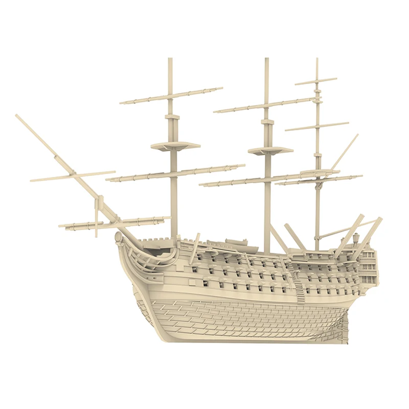 Комплект собранной модели Neverland Hobby 77001E HMS Victory, полный комплект интерьера Elite Edition (с деталями PE и 3D-печатью) 1700 (art.: 3920cb841cbec) - 3920cb841cbec