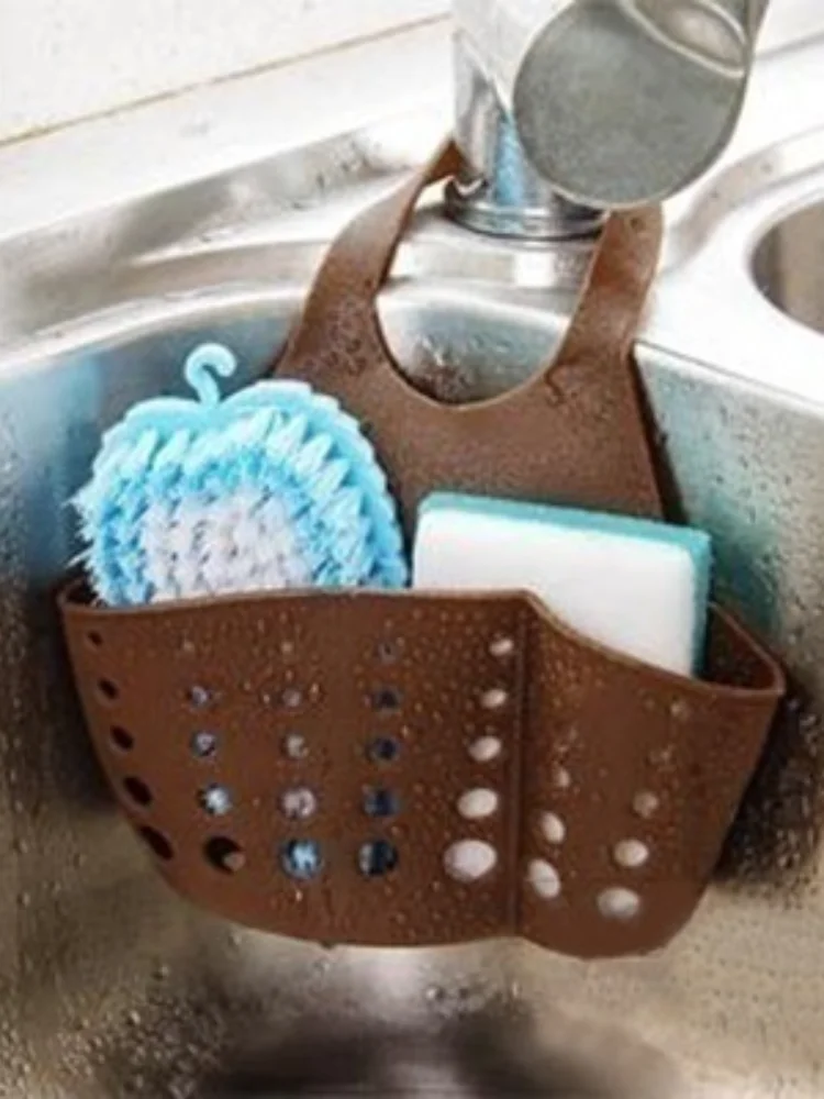 Kitchen Accessory Portable Bags Home Tools Hanging Drain Bag Basket Bath Storage Sink Holder Eco Friendly  Дом и