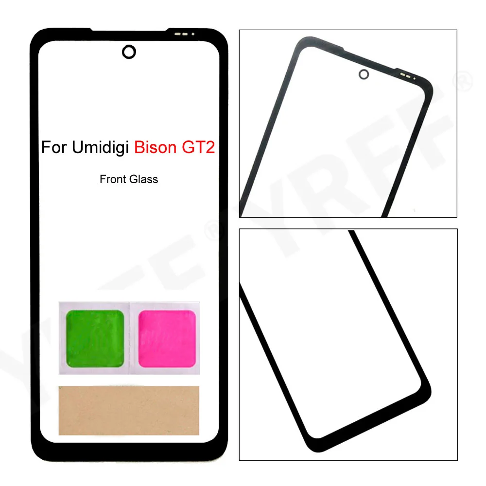 

For Umidigi Bison GT2 LCD Touth Screen Panel Front Glass Panel Phone Replacement Repair Parts
